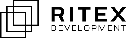 czarne logo Ritex Development